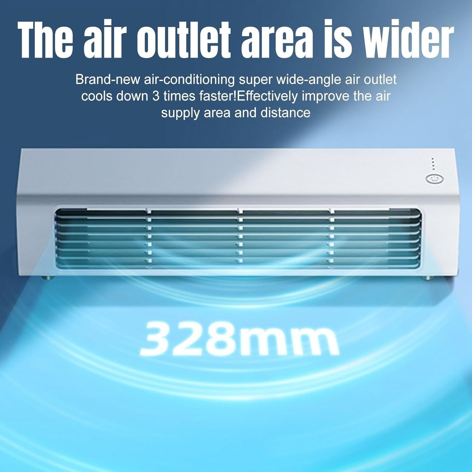 Breezamax,3 Geschwindigkeiten, Tragbare Klimaanlage Kühlventilator Leise, Für Schlafzimmer Büro (White)