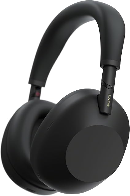 Sony WH-1000XM6 Best Noise Cancelling Wireless Headphones, HD NC QN3 Processor, 12 Microphones, Adaptive Optimizer NC, Engineer Mastered, Studio Quality, 30 Hour Battery, Black