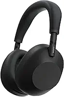 Fone de Ouvido Sony WH-1000XM6 Sem Fio com Cancelamento de Ruído Adaptável, Áudio de Alta Resolução, Preto