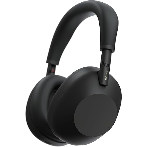 Sony WH-1000XM6 The Best Noise Canceling Wireless Headphones, HD NC Processor QN3, 12 Microphones, Adaptive NC Optimizer, Mastered by Engineers, Studio-Quality, 30-Hour Battery, Black