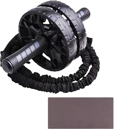 Rueda de rodillo abdominal, rueda abdominal para máquina de ejercicio abdominal, equipo de gimnasio en casa para entrenamiento de núcleo, sin ruido,