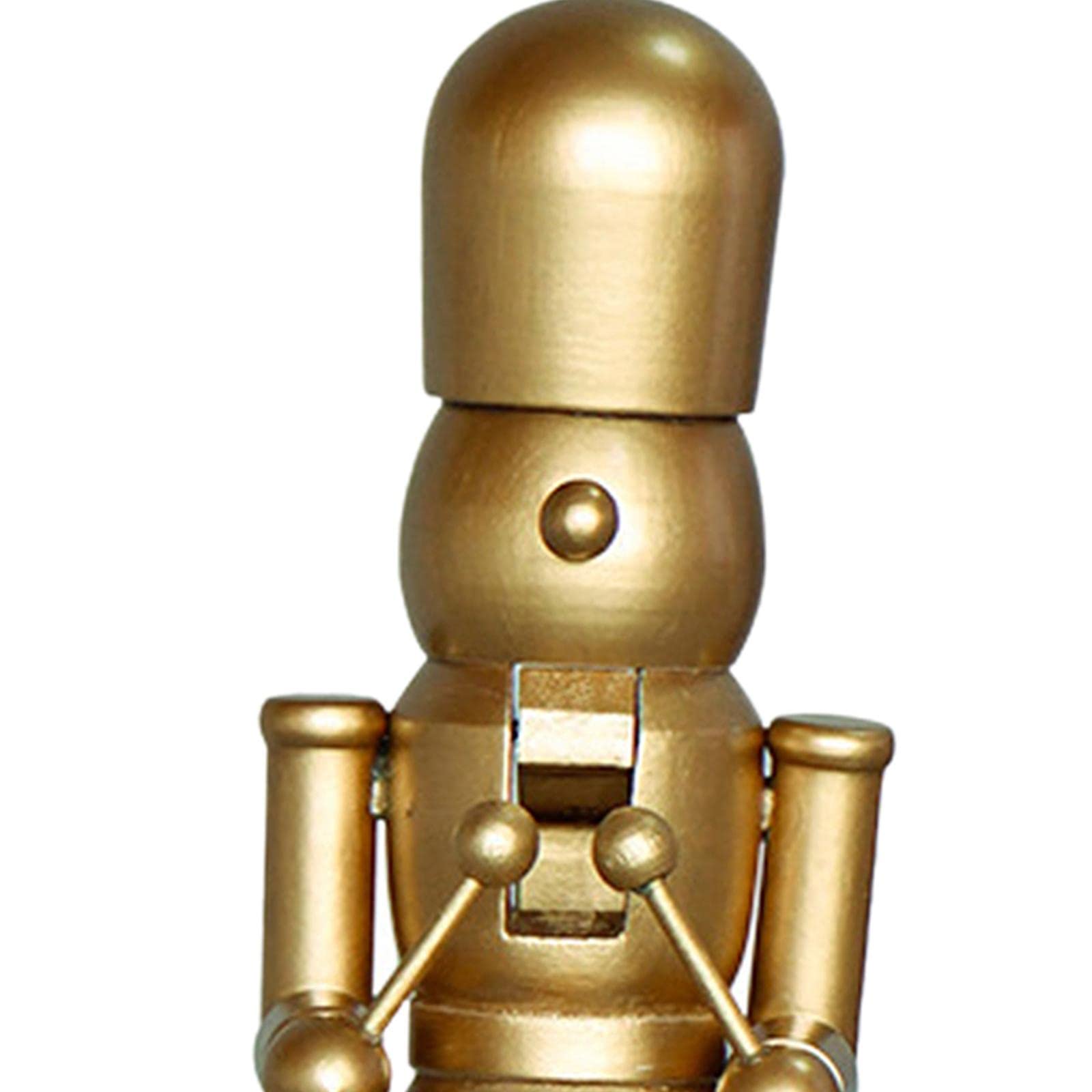 Amazon.com: AMLESO 10 Inches Golden Wood Nutcracker Soldier