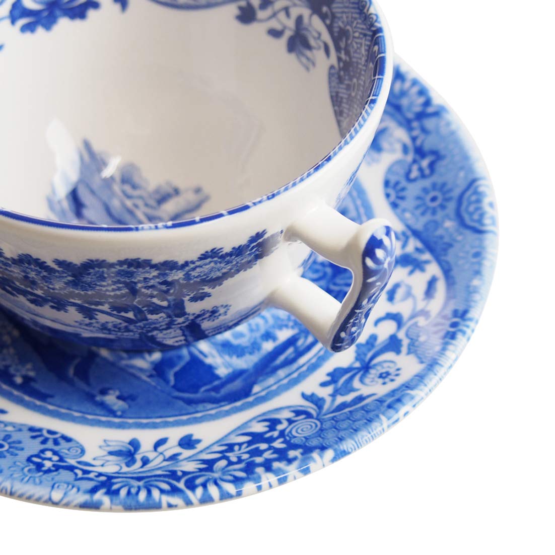 Amazon｜スポード(Spode) カップ_ソーサー ブルー 200cc ブルー