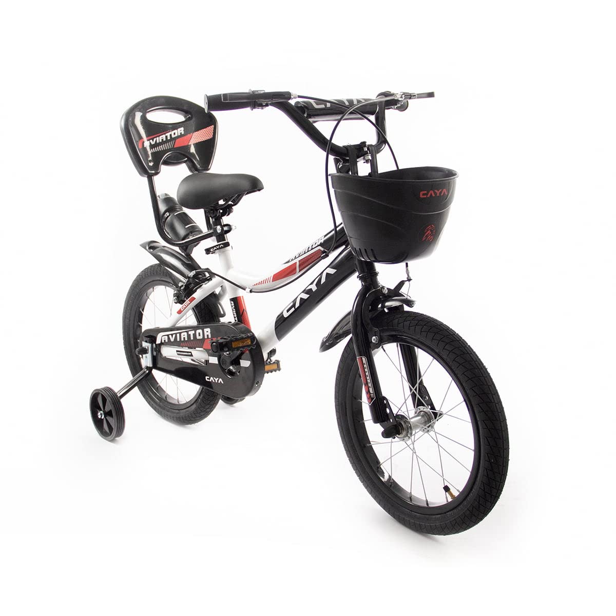 ampa cycles Aviator Classic Black And White Frame And Red Graphics KidS Cycle For 5-8 Years (16 Inch), Unisex-Youth ,Freeride Bike, Rigid (B0816RDLMR) Amazon Price History, Amazon Price Tracker
