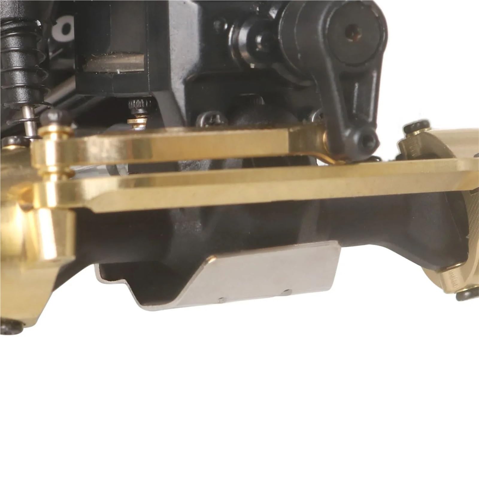 Protezione Inferiore Dell'asse Inossidabile Per Axial SCX30 1/30 Accessori | Protezione inferiore dell'asse in acciaio inossidabile cingoli 1/30 protegge trasmissione sentiero