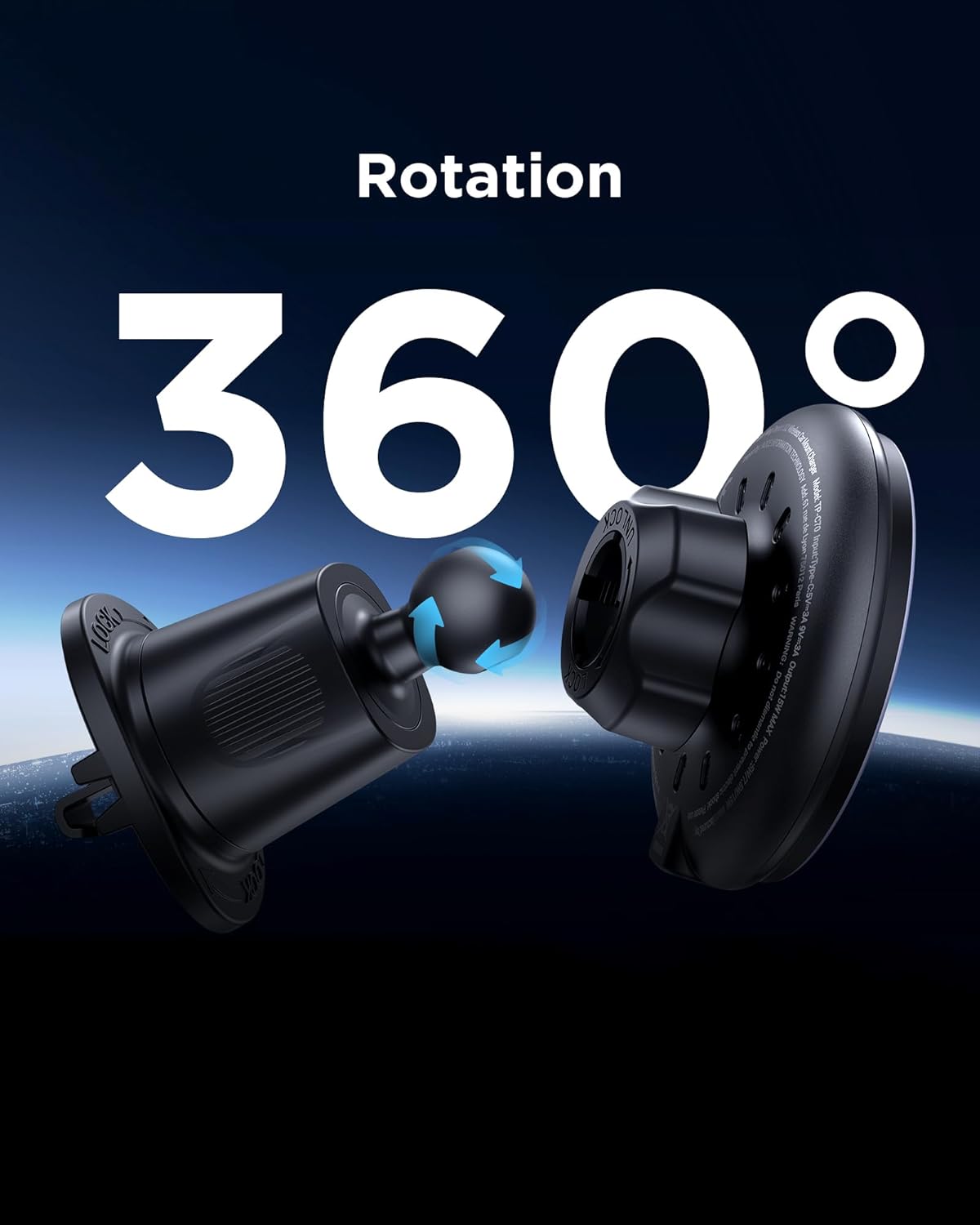 PISEN Mag-Safe Car Mount Charger - Qi2 15W Magnetic Car Phone Holder, 15W Wireless Qi2 Car Charger Mag-Safe Phone Holder, Car Vent Phone Mount Magnet Car Phone Holders for iPhone 16 15 14 13 12 Series