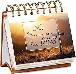 1step2dream Spanish Christian Gifts | Religious Catholic Desk Calendar, Español 366 Bible Verse - Inspriational Quotes and Unique Landscape Design for Woman,Man
