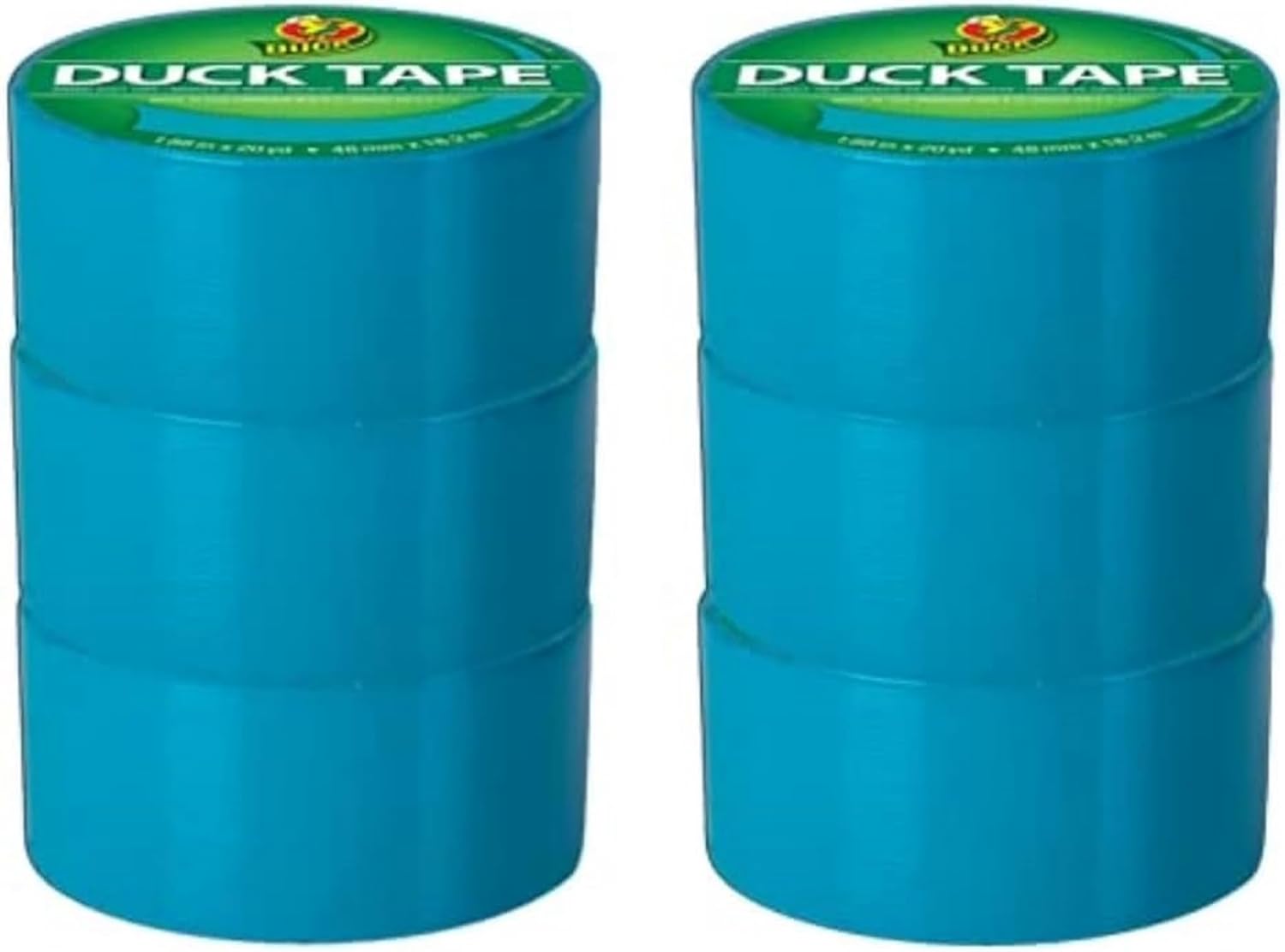 Duck Brand Color Duct Tape, 6-Roll, Tranquil Teal (1265020_C)