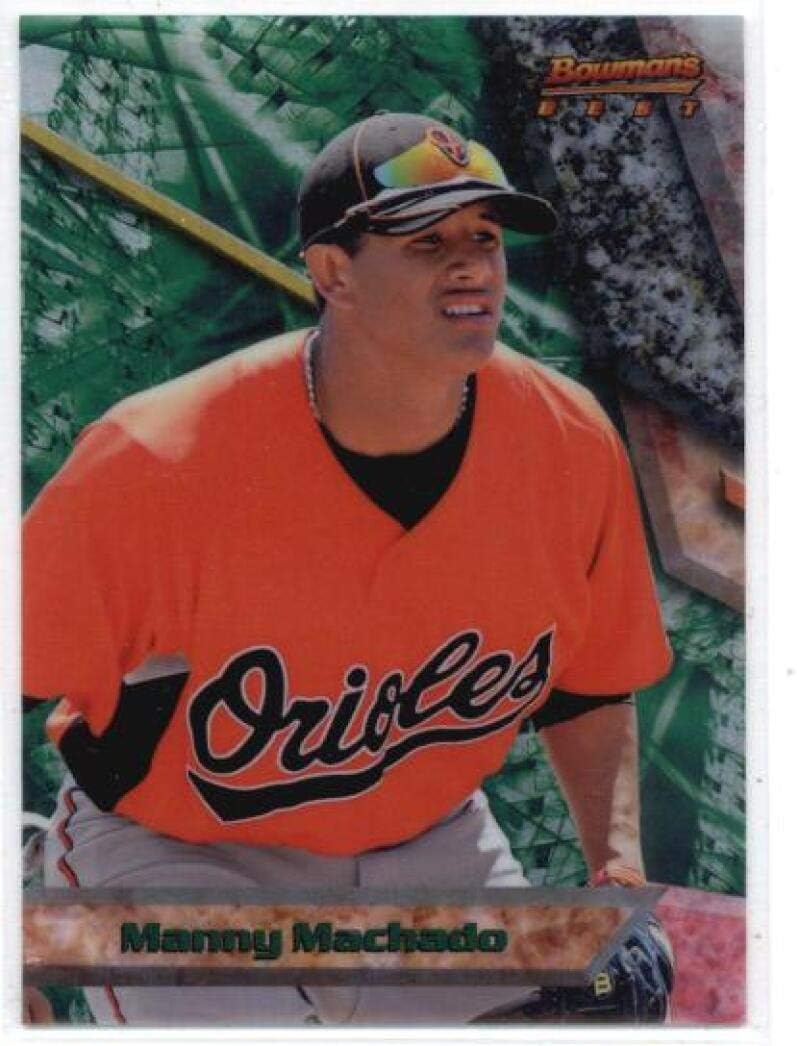 2011 Bowman Bowman's Best Prospects Refractors #BBP55 Manny Machado Baltimore Orioles MLB Baseball Card /99 NM-MT