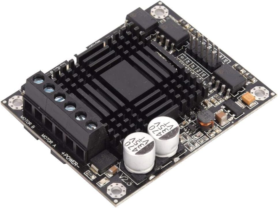 Controller Motore DC 5-12V | Doppio Canale H-Bridge 30A | Con Dissipatore | PWM Ad Alta Frequenza - Foto 8