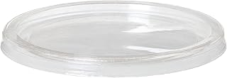 Eco-Products Compostable 8-32oz Clear Round Deli Container Lids, Case of 500, Meal Prep, Made from PLA Plastic, A Renewable Material Made from Plants