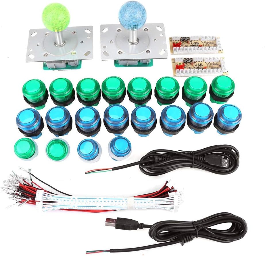 ciciglow Arcade Games Controller DIY Parts Kit, Push Buttons for Arcade