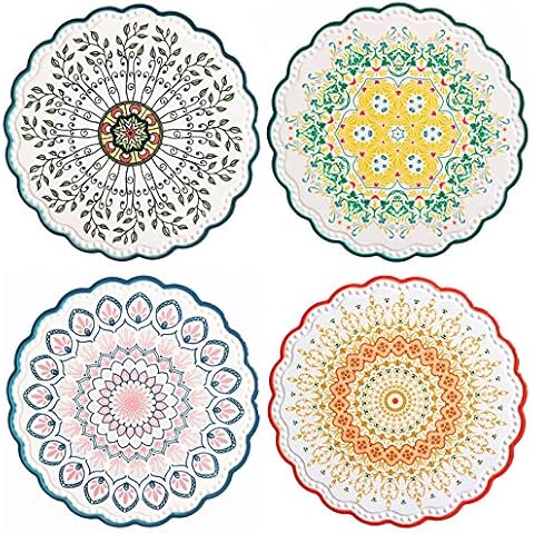 WillFee Ceramic Trivets Set of 4 Cover