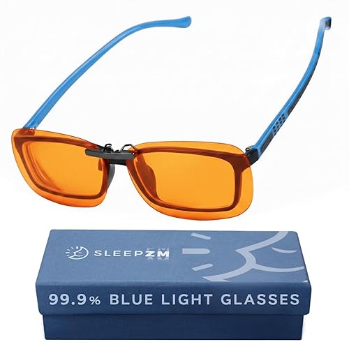 100% Clip On Blue Light Blocking Glasses - Better Sleep