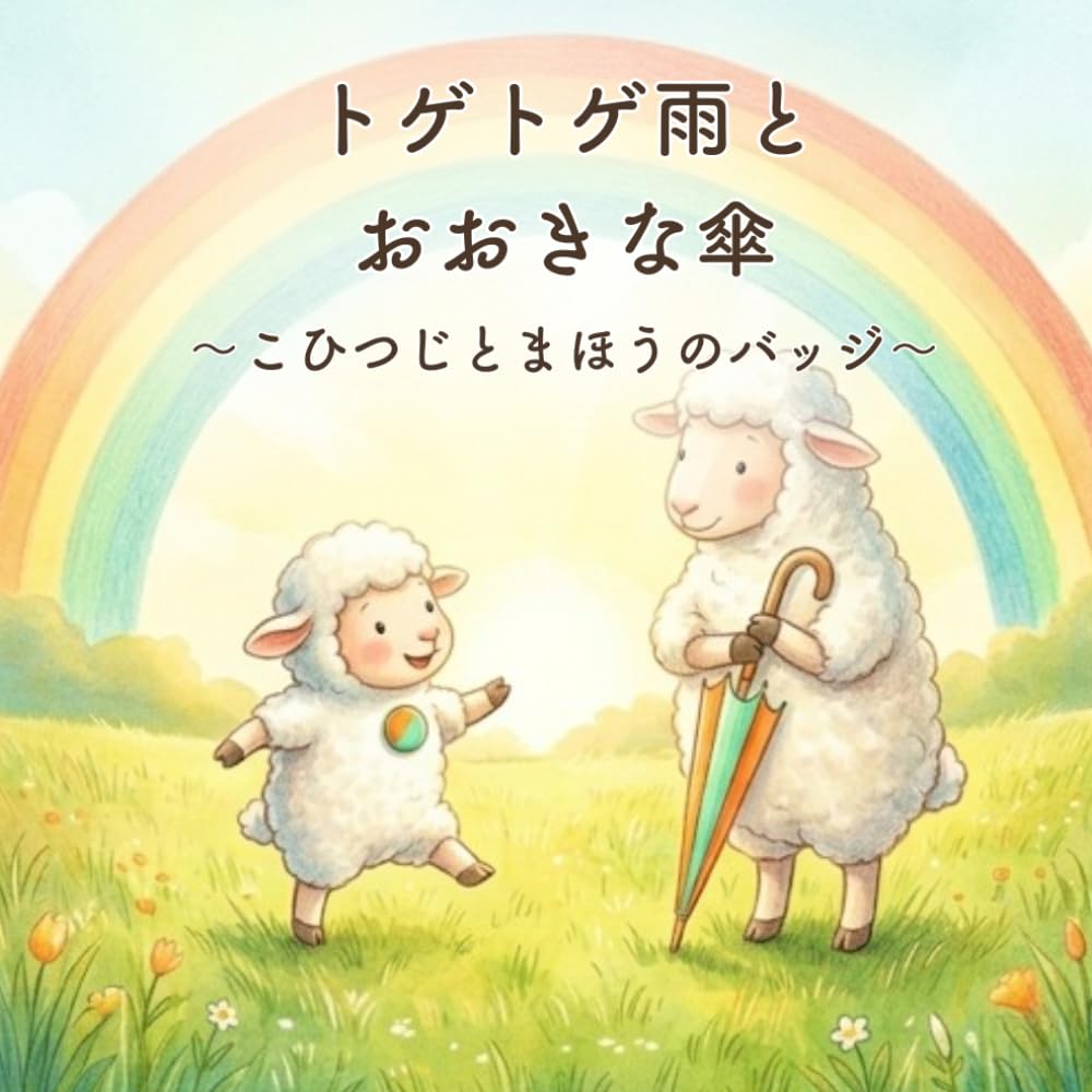 トゲトゲ雨とおおきな傘: こひつじとまほうのバッジ