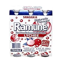 Vista 3 de Sangaria Ramune, 6.76 onzas líquidas (lichi, 18 botellas)