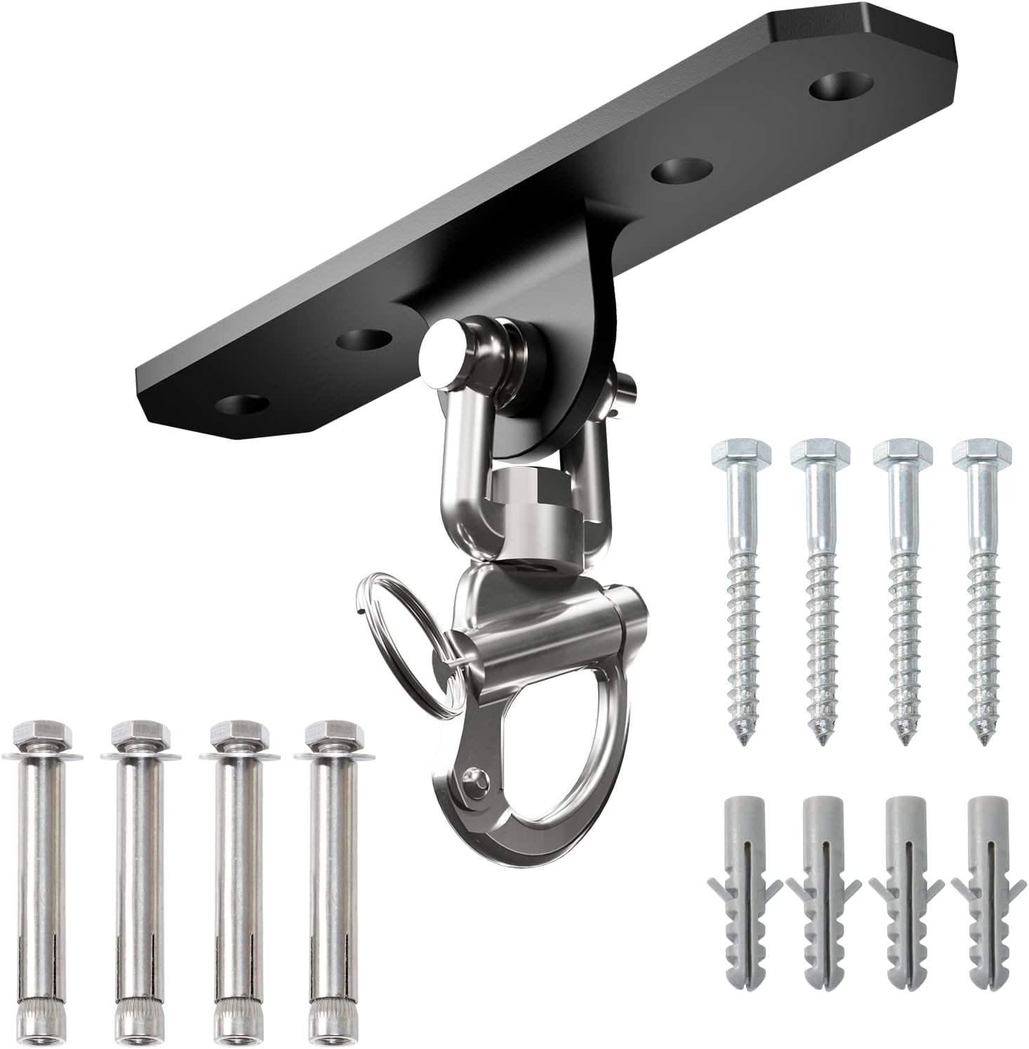 Yes4All Wall Ceiling Mount Hook 360° Rotation, 600 lbs