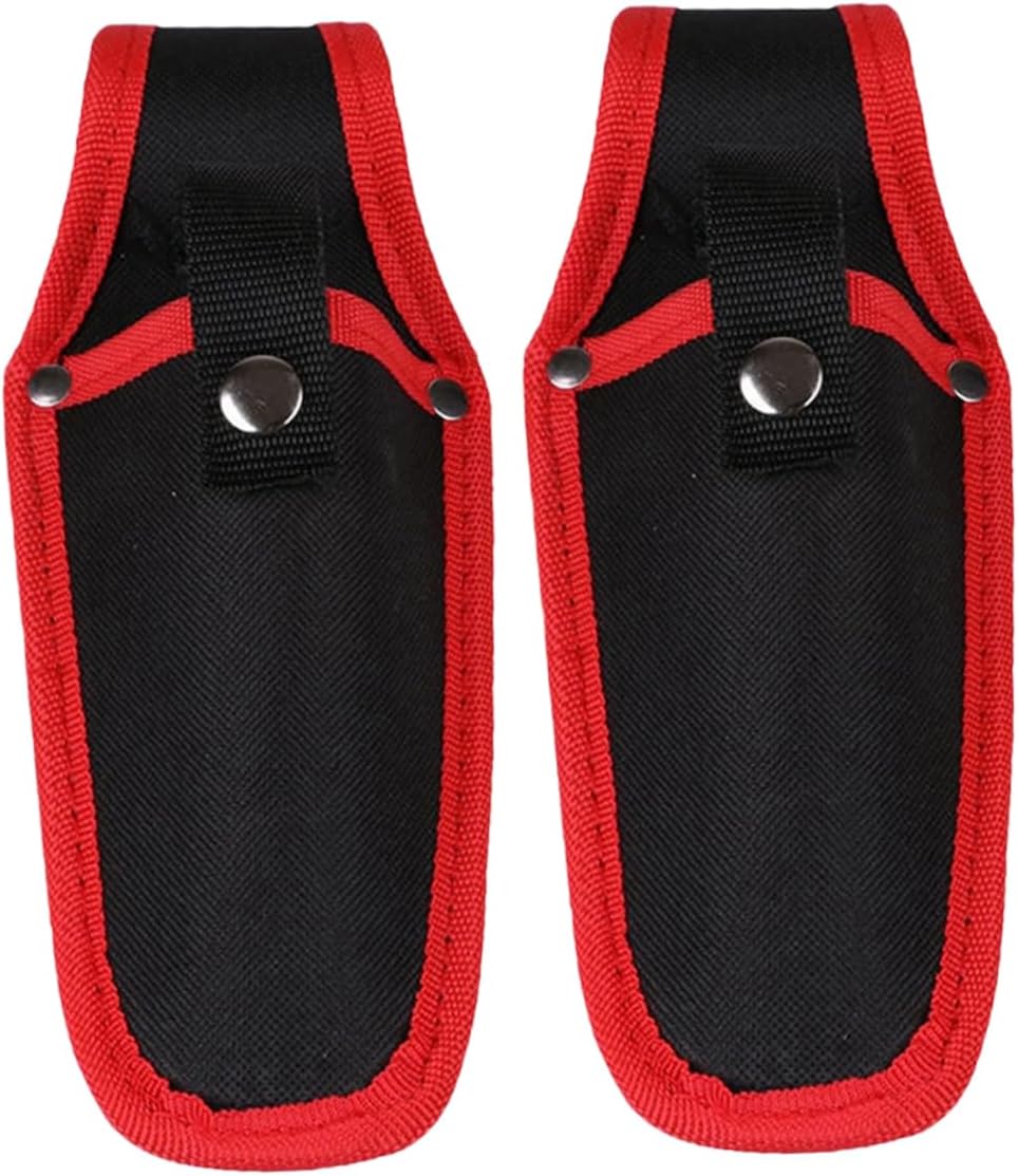 WOONEKY 2pcs Durable Canvas Pruner Set Lightweight Gardening Tool Pouch for Scissors and Pruning Shears for Garden Enthusiasts and Professionals