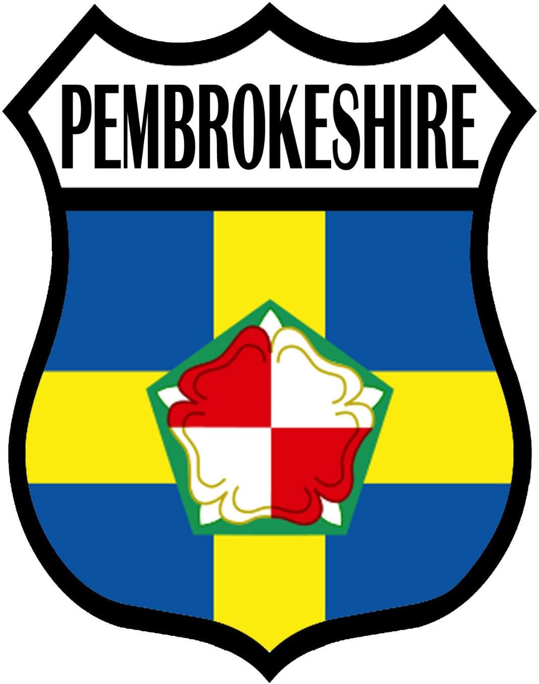 Adoreprint2 x Pembrokeshire Pembroke Self Adhesive Backed Vinyl Car Motorbike Sticker