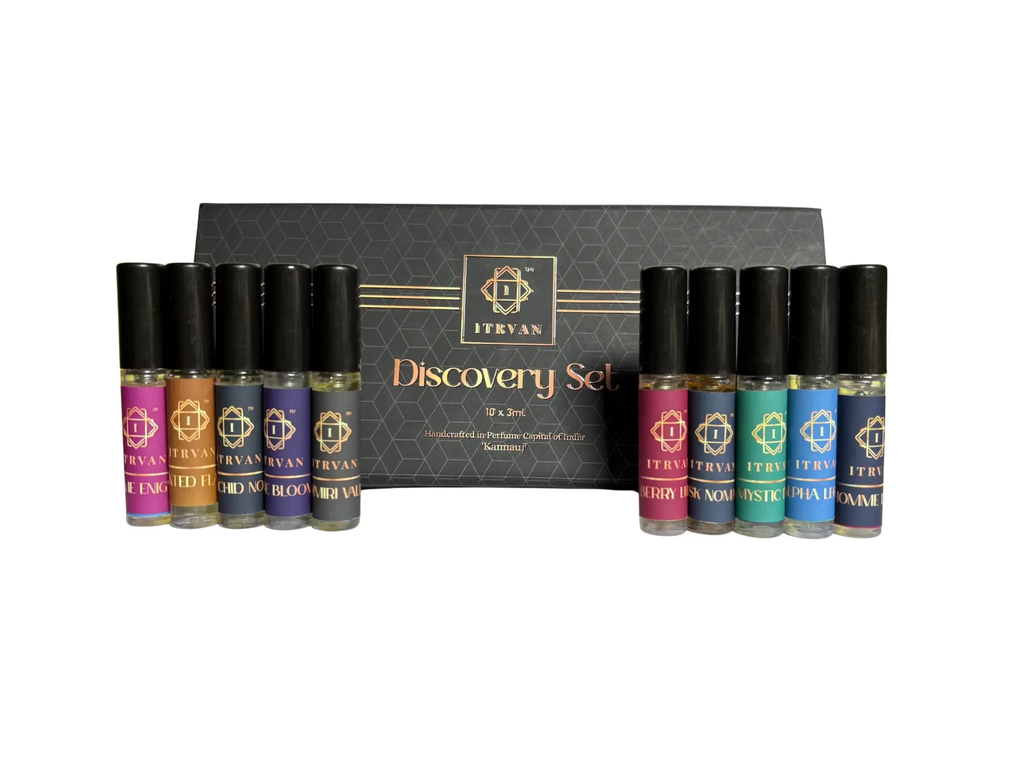 Discovery Perfume Set for Men & Women | Trial Pack of 10 x 3ml Pocket Perfumes| Long-Lasting Fragrance-image-36