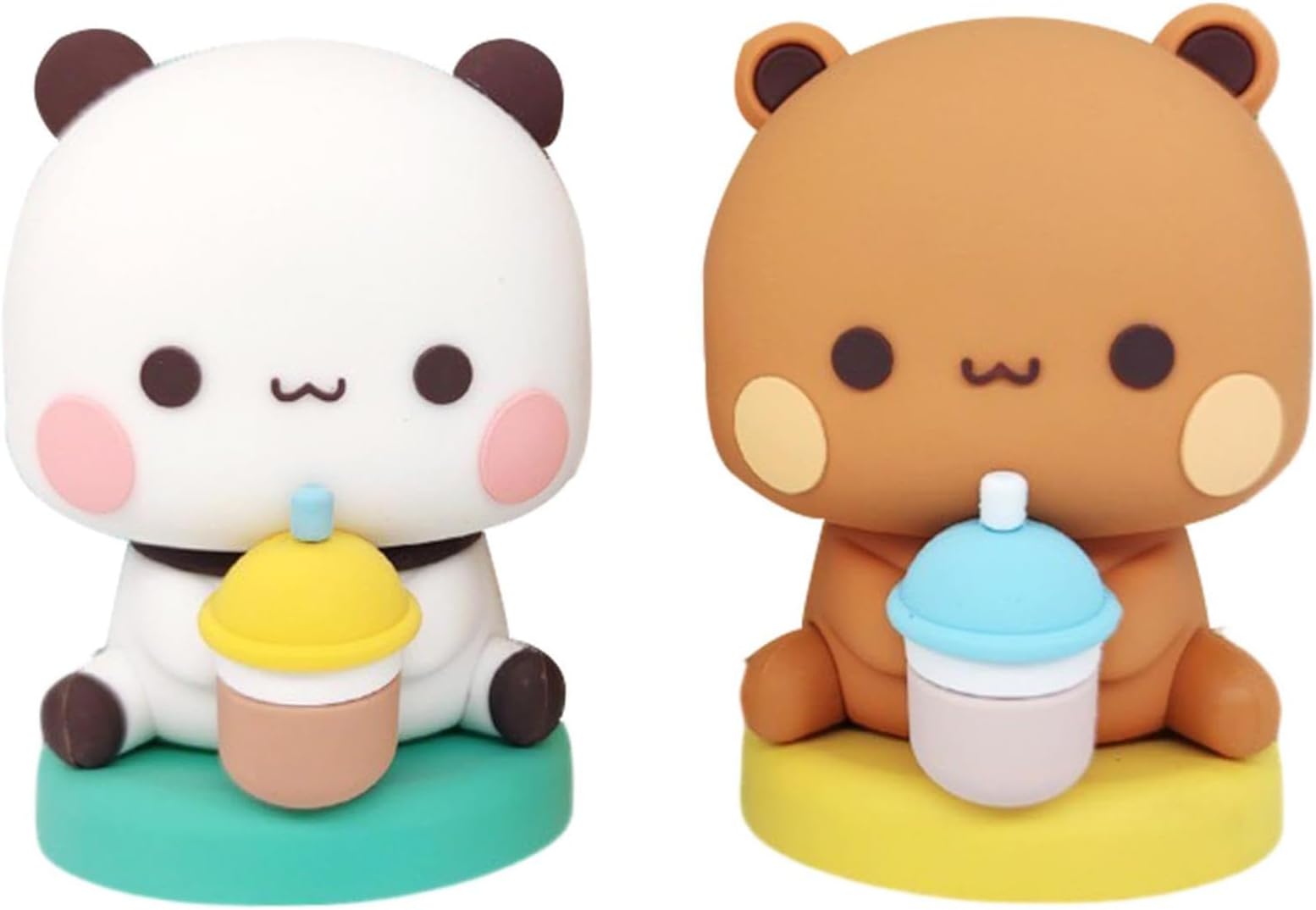 Bubu Dudu Wobbly Figurine, Bubu Dudu Car Decor, Dudu Bubu Ornaments, Bubu Dudu Panda Bear Figure, Collection Table Decor for Boys Girls Desk