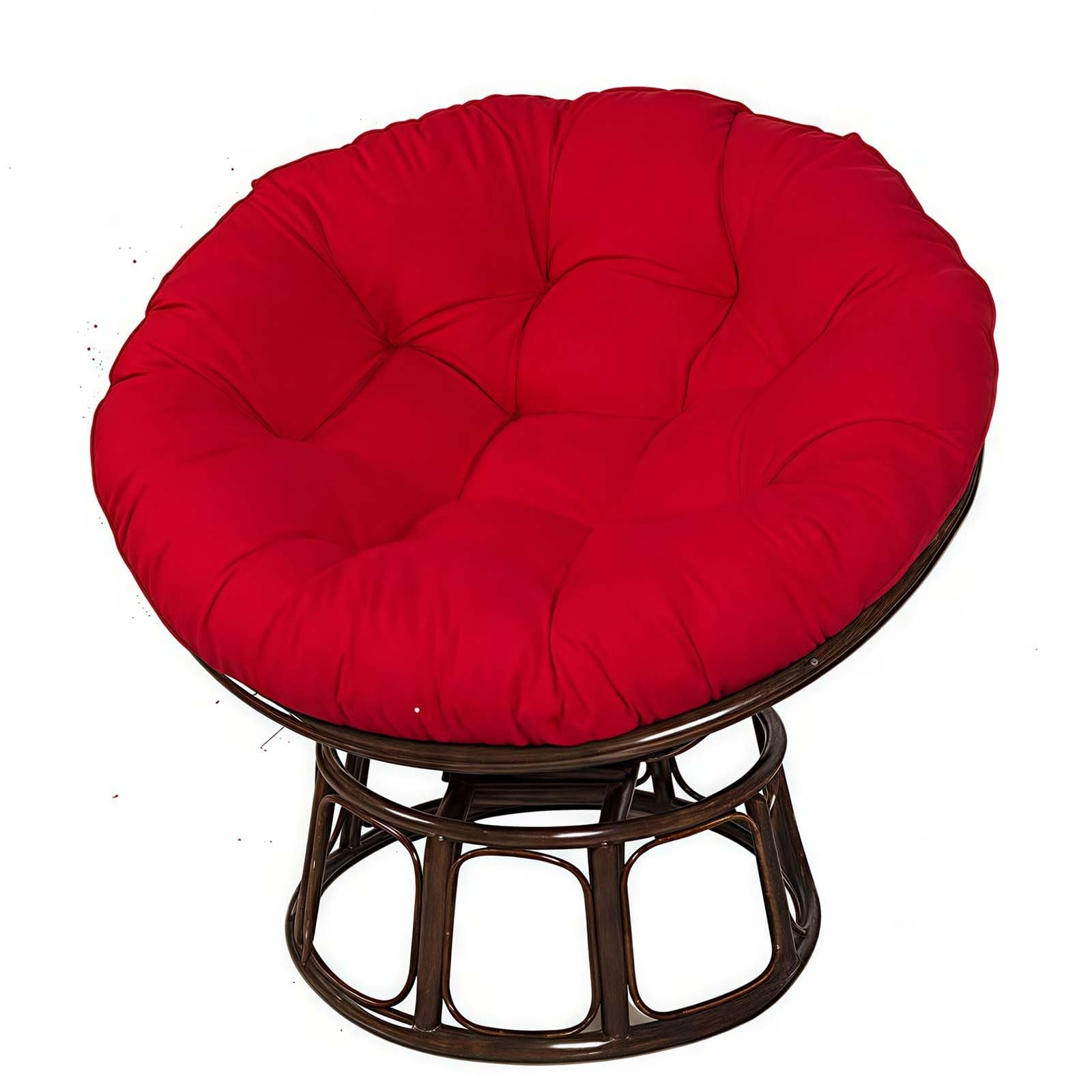 Coussin rond 170cm pour fauteuil suspendu œuf de terrasse et salon