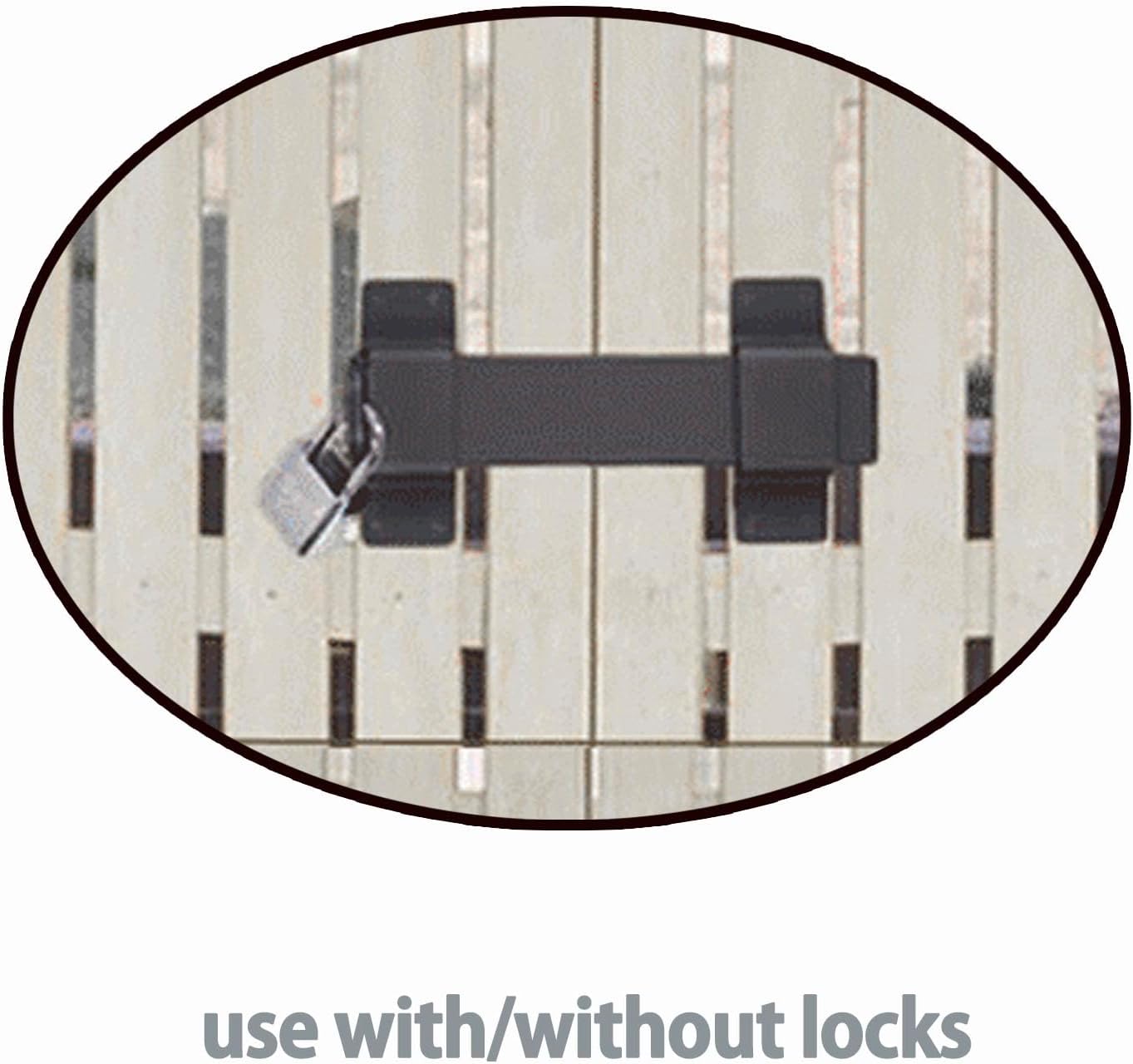 2PCS Barn Door Latch, Slide Latch, Fence Gate Hardware, Indoor/Outdoor Shed Door Lock, Heavy Duty Secure Gate Latch for Wooden Fence, Garage Door, Courtyard