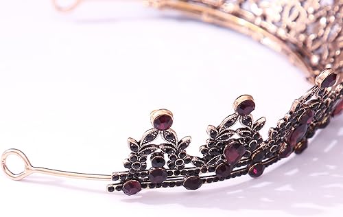 Miniatura 196 de Kamirola - Corona de reina y tiaras corona de princesa para mujeres y niñas, diademas de cristal para novia, princesa para bodas y fiestas (01)