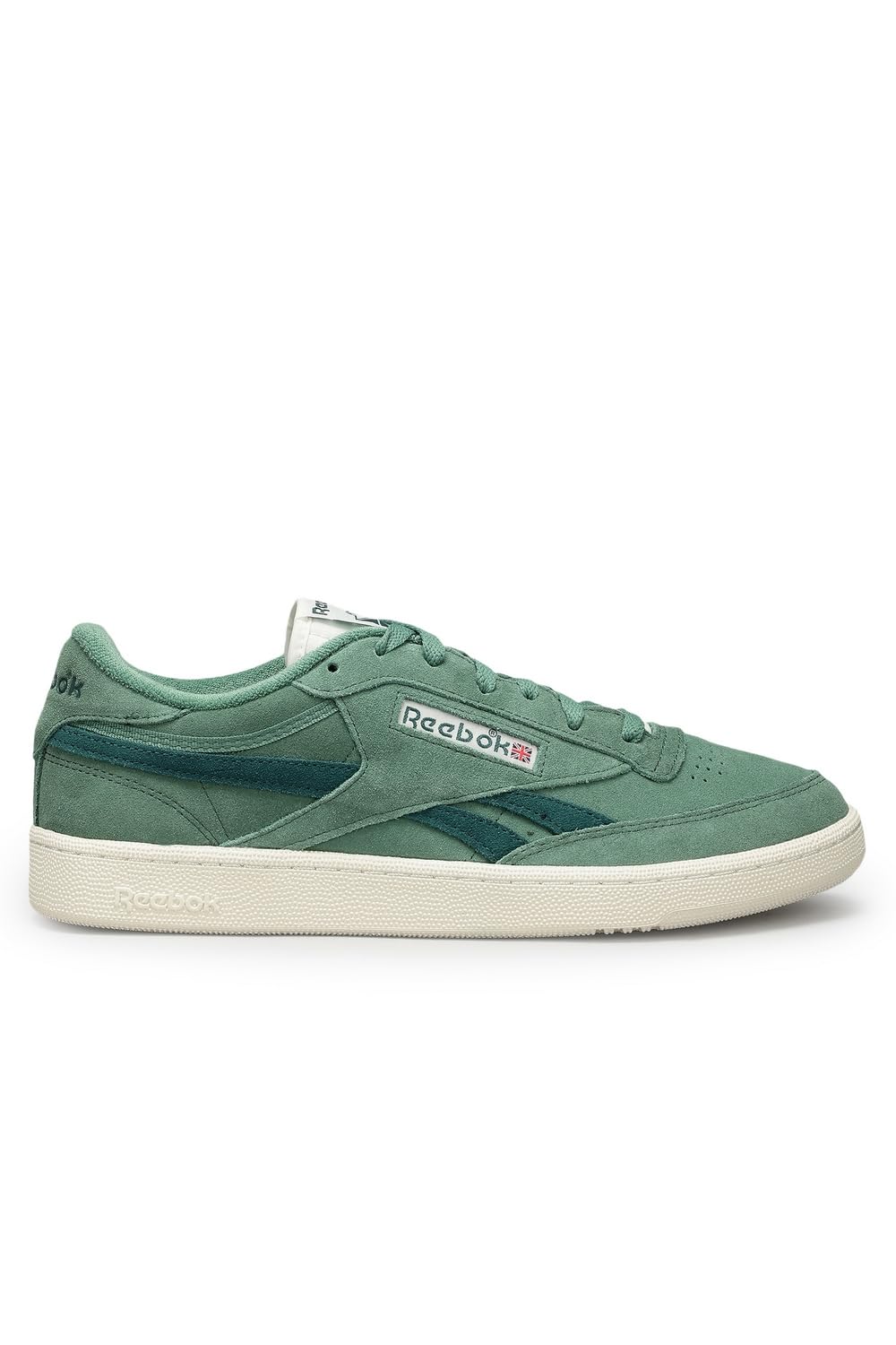 Reebok Unisex Club C Revenge Trainers, FIELDGREEN/METALGREEN/Chalk, 38.5 EU / 5.5 UK