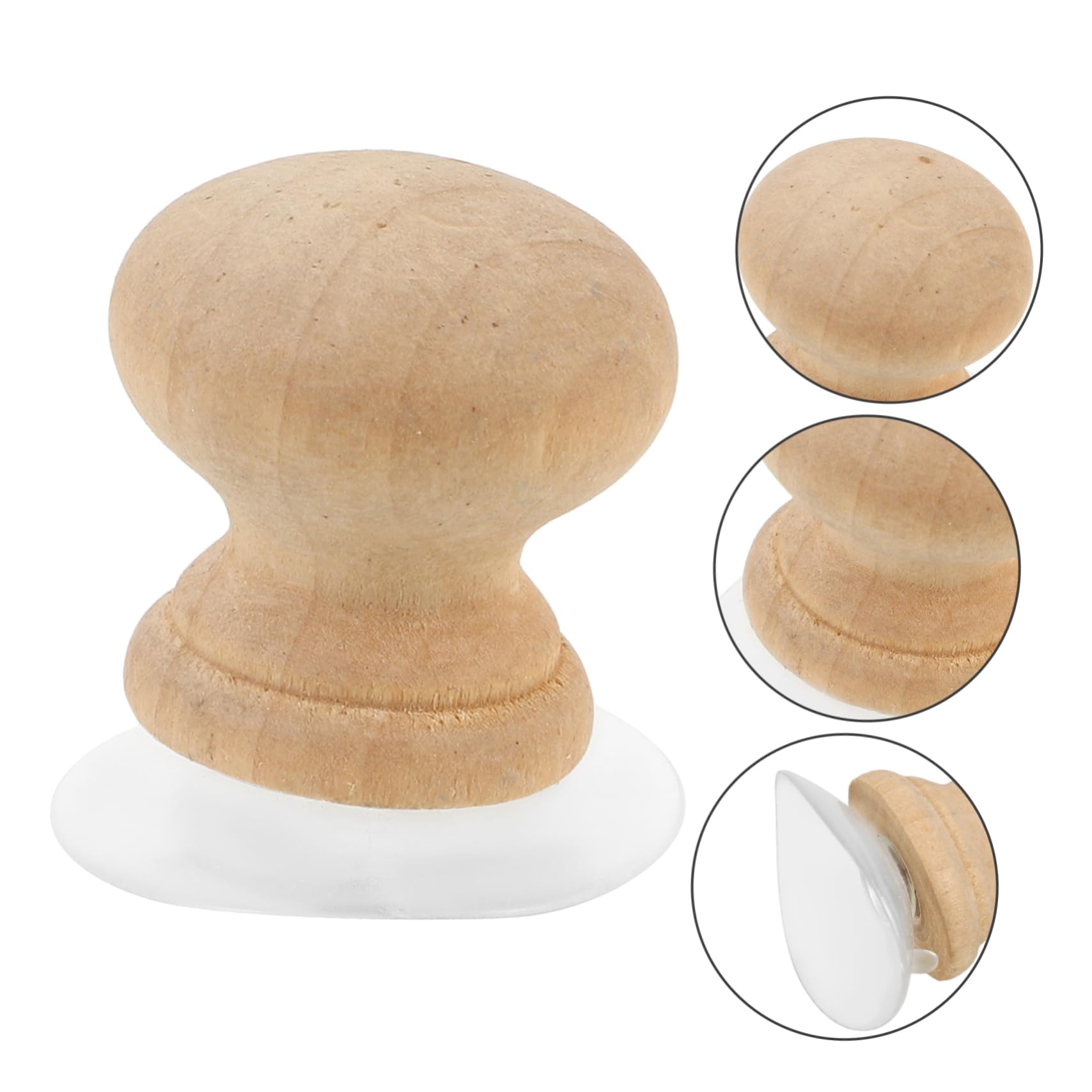 4 Piezas Regla De Succión Herramientas De Regla Herramienta De Acolchado Suministros Para Acolchar Herramientas Para Acolchar Beige Madera NUOBESTY