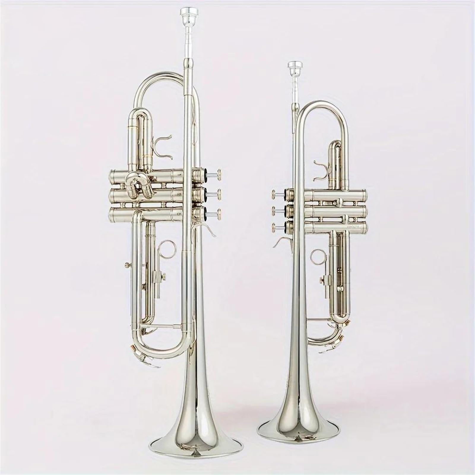 Standard Trompeten Trompete Flach B Messing Vernickelt Professionelle Trompete Instrument Anfänger Standard Trompete