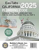 2025 California Plumbing Code, Title 24 Part 5 Loose-Leaf EasiTabs 1622707478 Book Cover