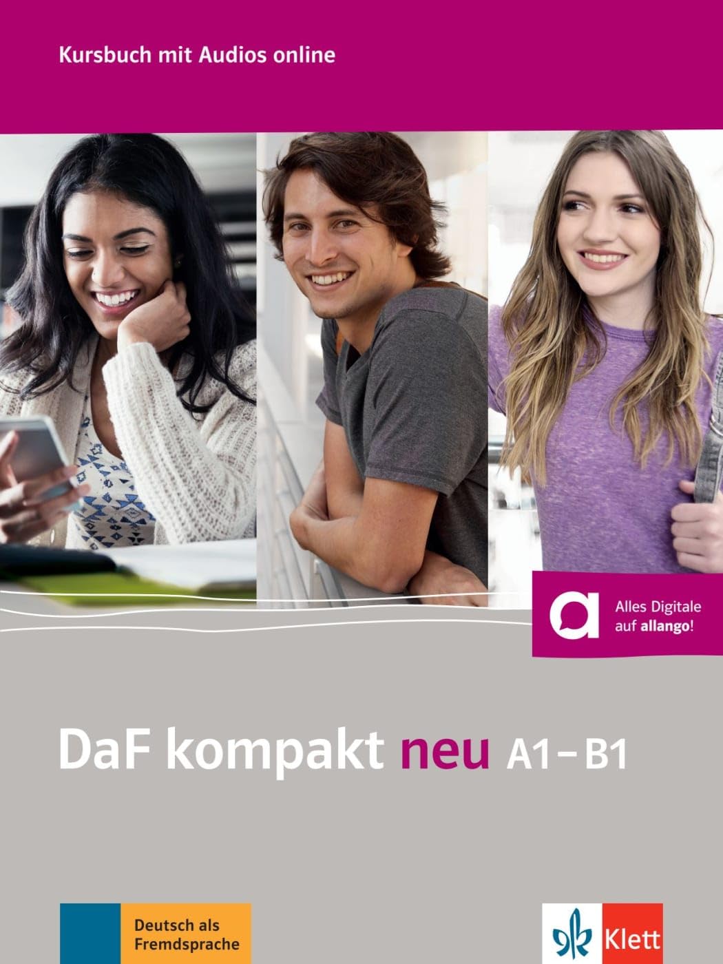 DaF kompakt neu A1-B1 - Deutsch als Fremdsprache für Erwachsene - Kursbuch mit Audios