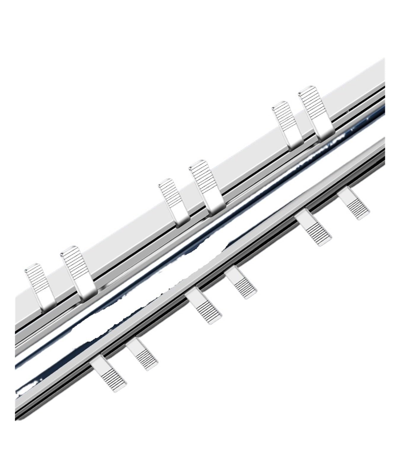 Barre omnibus électrique 2P 63 A, barre de connexion disjoncteur en cuivre DZ47, bornier au pas mm(2 pin copper busbar 70A)