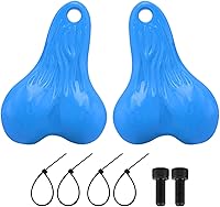 Vista 1 de Bolas colgantes para camión, tuercas, bolas de parachoques, tuercas de toro, contrapeso de bola de cola para TRX4M SCX24 FX24 coches RC 1/18 (Azul)