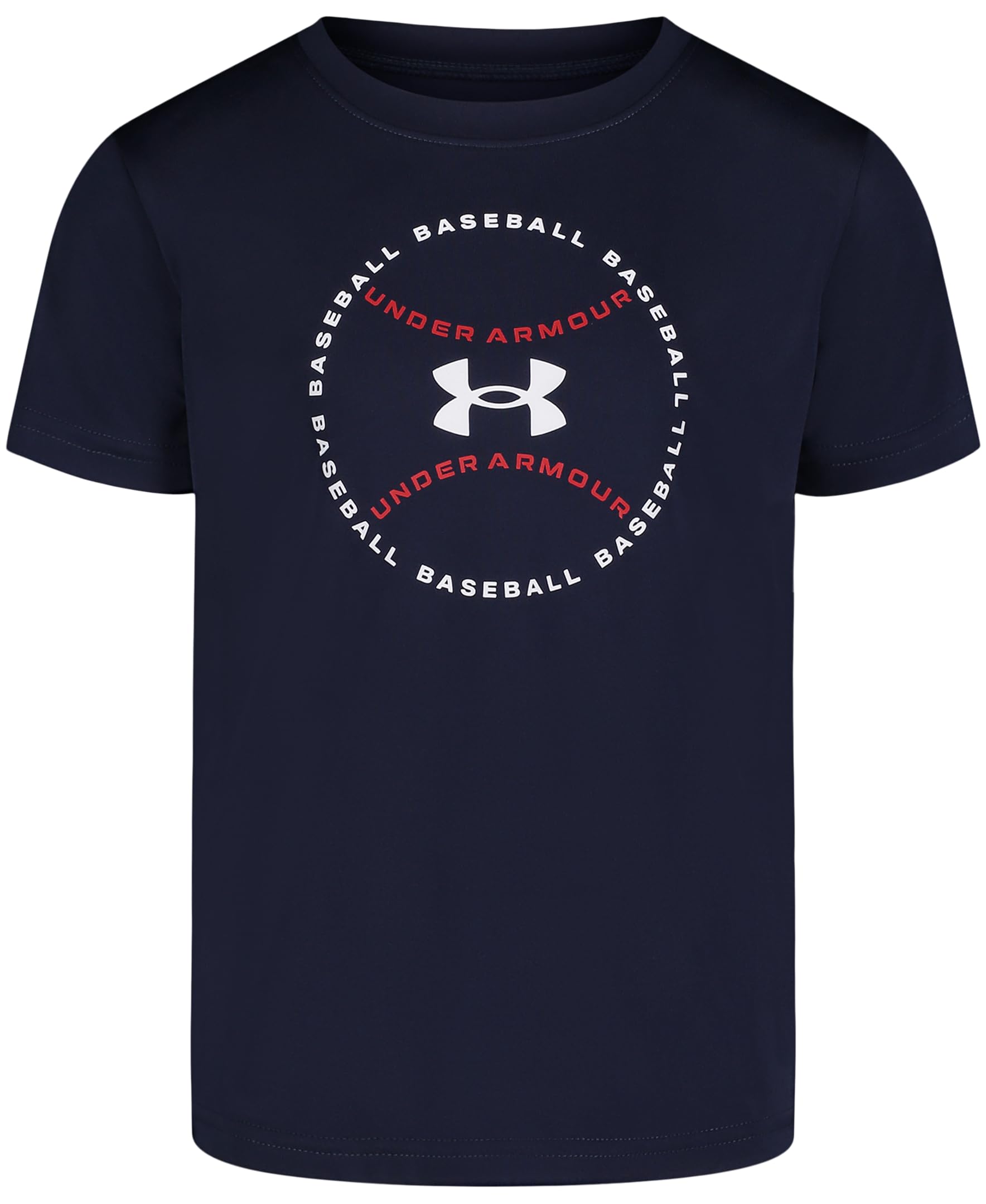 Under Armour Boys' Short Sleeve Baseball Graphic T-Shirt, Lightweight &amp; Breathable, Relaxed Fit