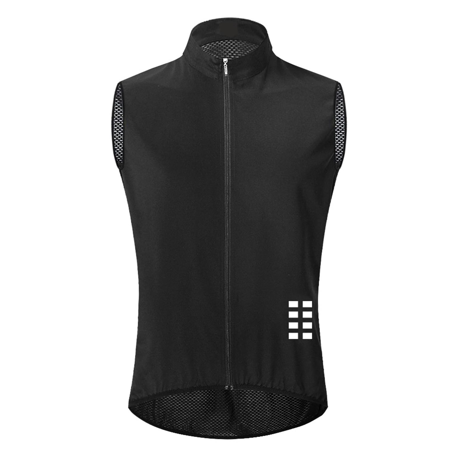 Chaleco Ciclismo Sin Mangas Chaleco de Ciclismo Reflectante de Malla Resistente al Viento, Ligero, sin Mangas, Transpirable, for Ciclismo para Correr, Gimnasio