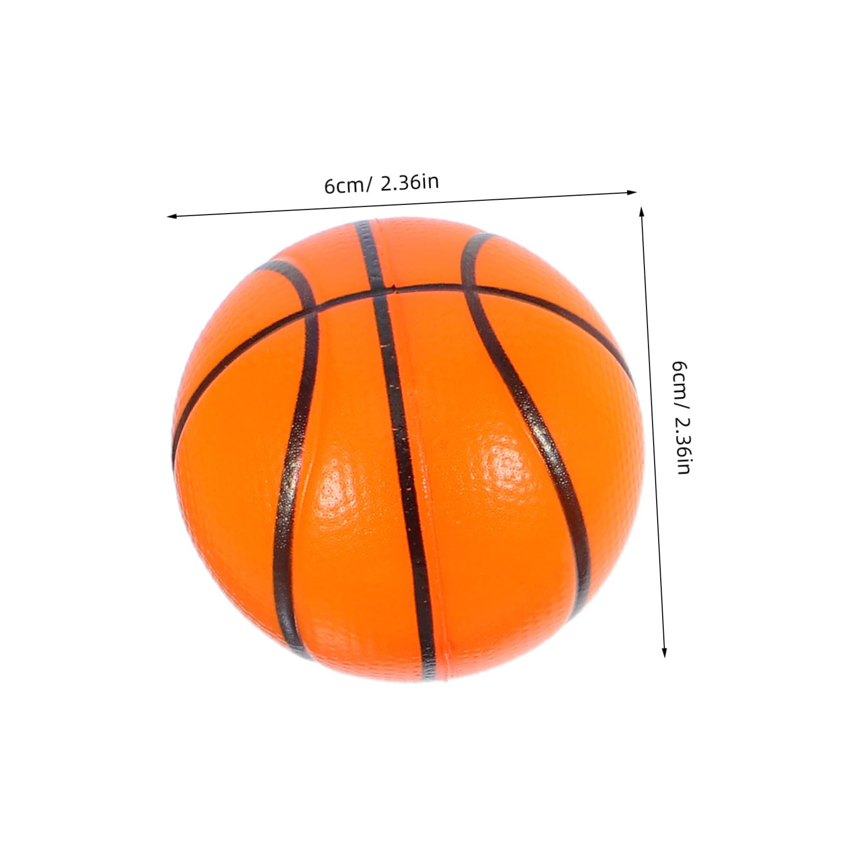 CIYODO Playground Toys for Boys and Girls: 6pcs Soft Handball Bounce Balls Mini Size Safe for Indoor Outdoor Play