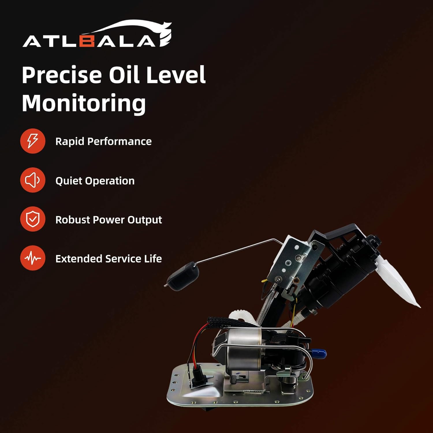 Fuel Pump Assembly 75132-01D Compatible with Harley Softail 2001-2005, Fits for Heritage, Fat Boy, Night Train 2001-2005, Replaces 75132-01B, 75132-01