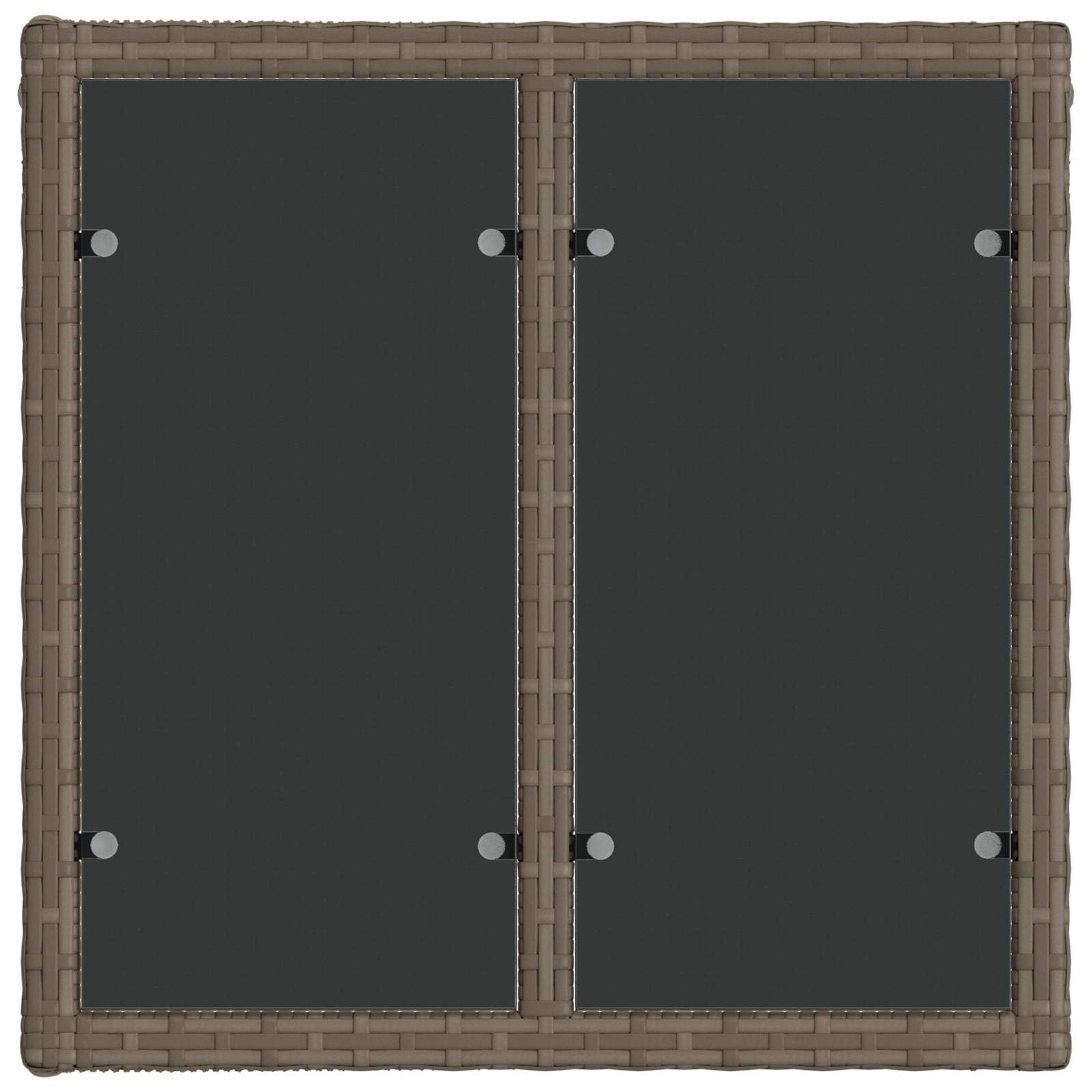 Set di divani da giardino, 13 pezzi, in polyrattan, colore grigio | Divano angolare modulare per terrazza e giardino con comodi cuscini per un massimo di 12 persone.