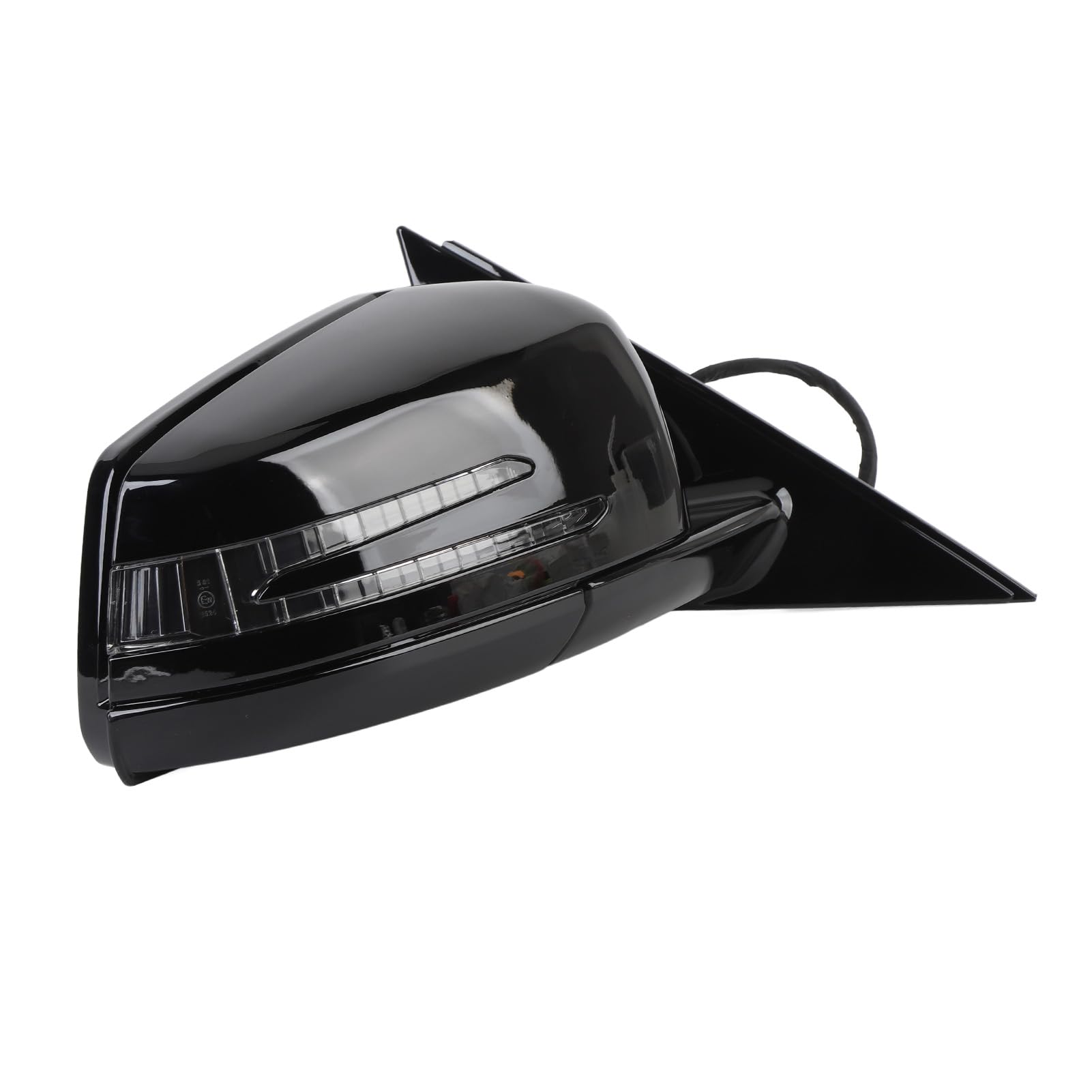 Zespół Lusterka Wstecznego z Podgrzewanym, Automatycznie Składanym Lusterkiem Drzwiowym Zamiennik dla S400 S450 S550 S600 Prawy OEM 2218101276 Zamiennik dla Zespołu Lusterek Drzwiowych 2010