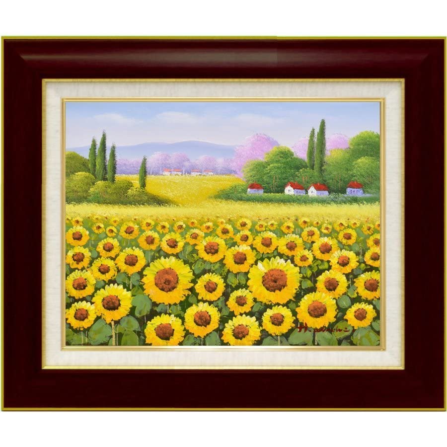 Amazon.co.jp: 油彩画 洋画 肉筆絵画 セレクトアート (額縁 フレーム