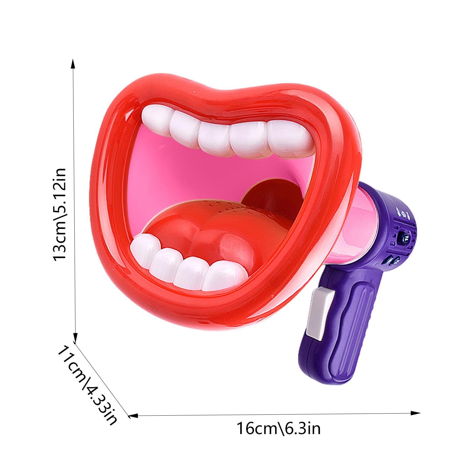 Generico Megaphone Speaker - Novelty Grand Mouth Voice Changing Amplifier, Record & Play Function | Giocattolo di megafono, Gadget per Bambini, Giocattolo Complicato per Ragazzi, Ragazze, Bambini,