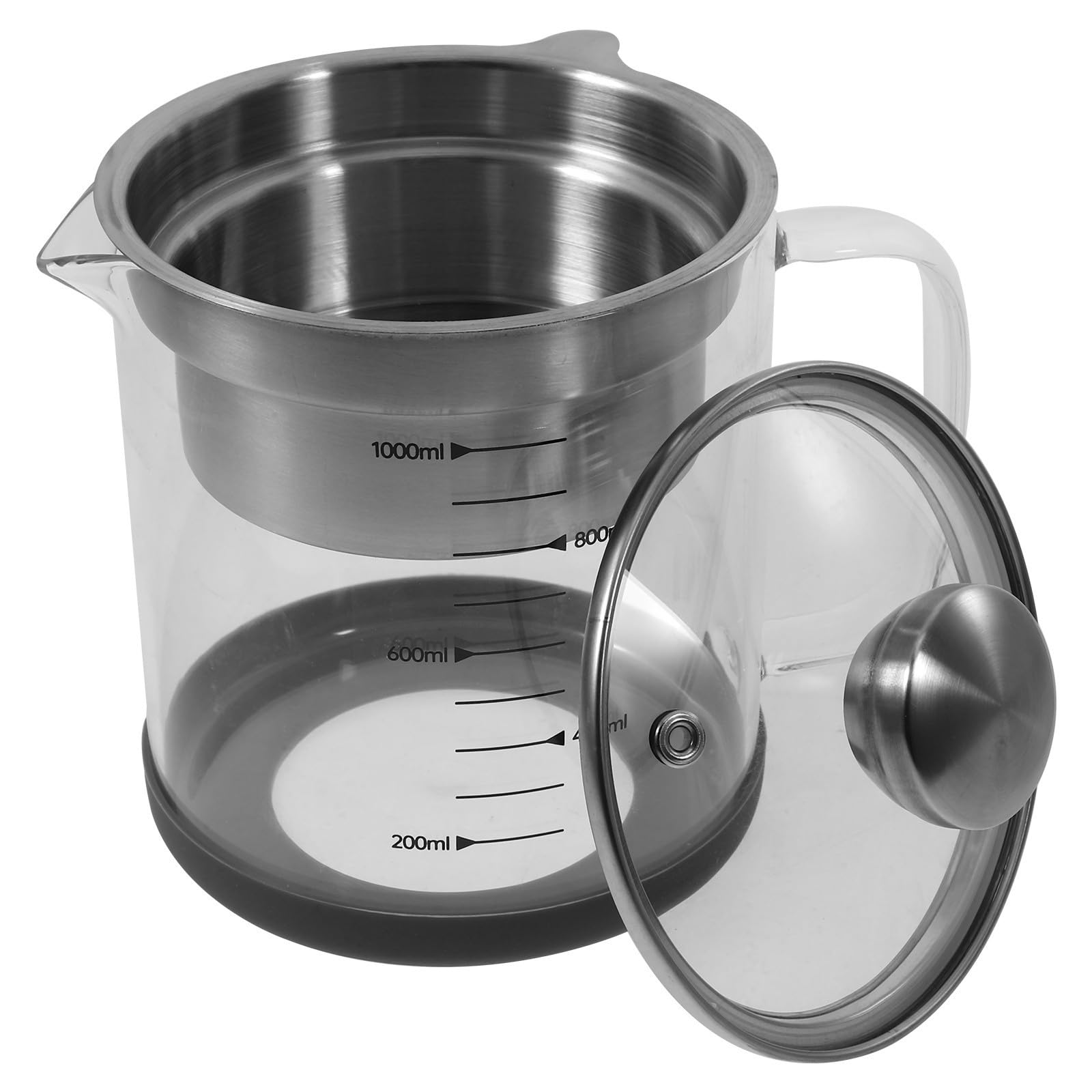 Acero Colador de 1l Inoxidable de Vidrio de Soja y Leche para Cocina