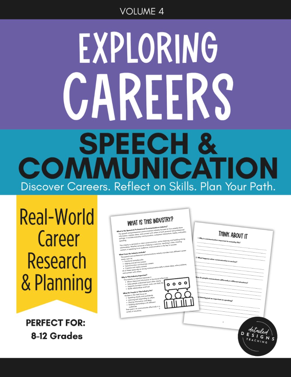Speech & Communication Industry Career Exploration Workbook: Explore Jobs, Skills, and Real-World Career Paths (Exploring Careers)