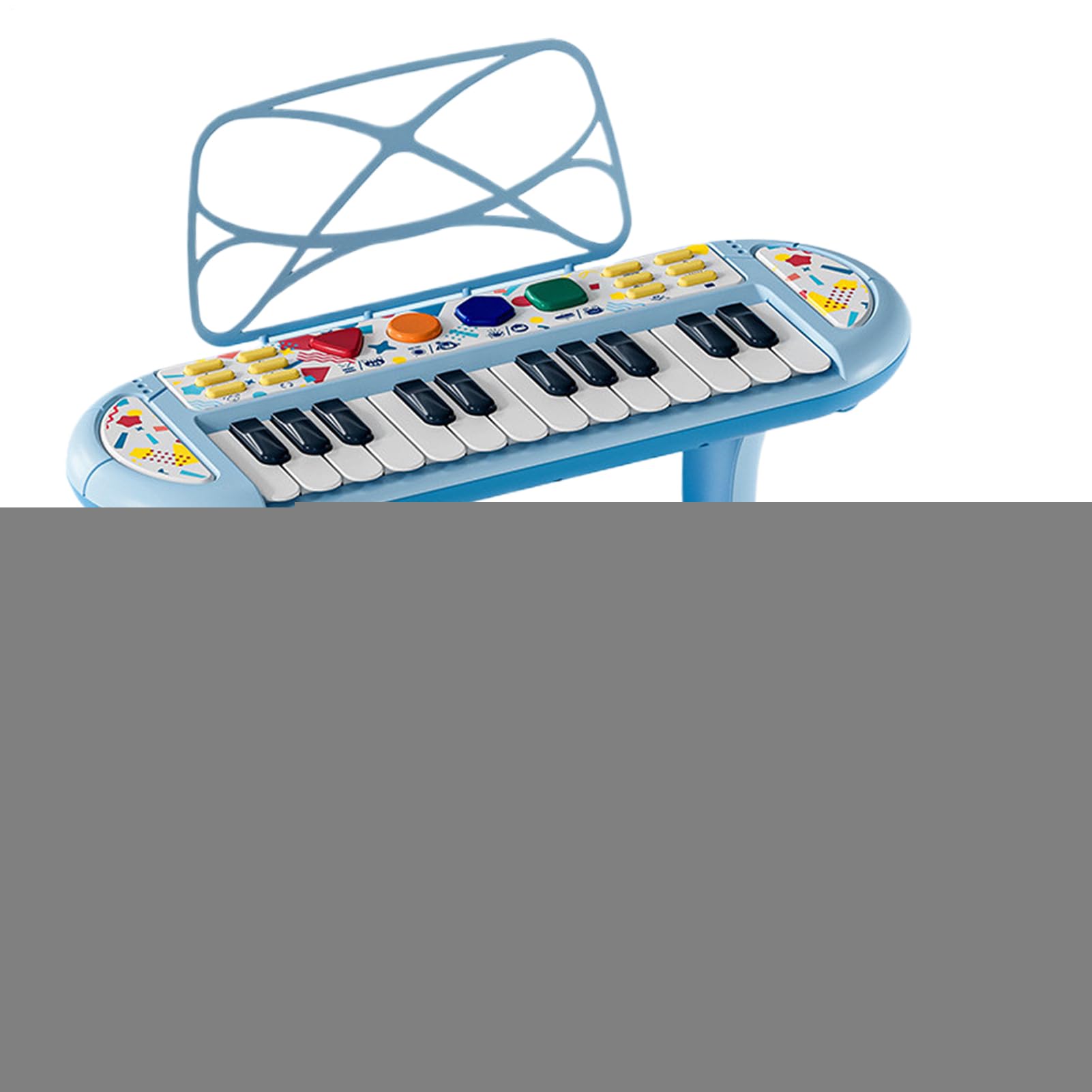 Klawiatura Muzyczna Dla Dzieci Regulowana Głośność | Małe Pianino Keyboard Zabawka Dla Uczniów I Studentów I Dziewczynek I Przedszkolaków Do Salonu I Sypialni I Klasy I Sceny I