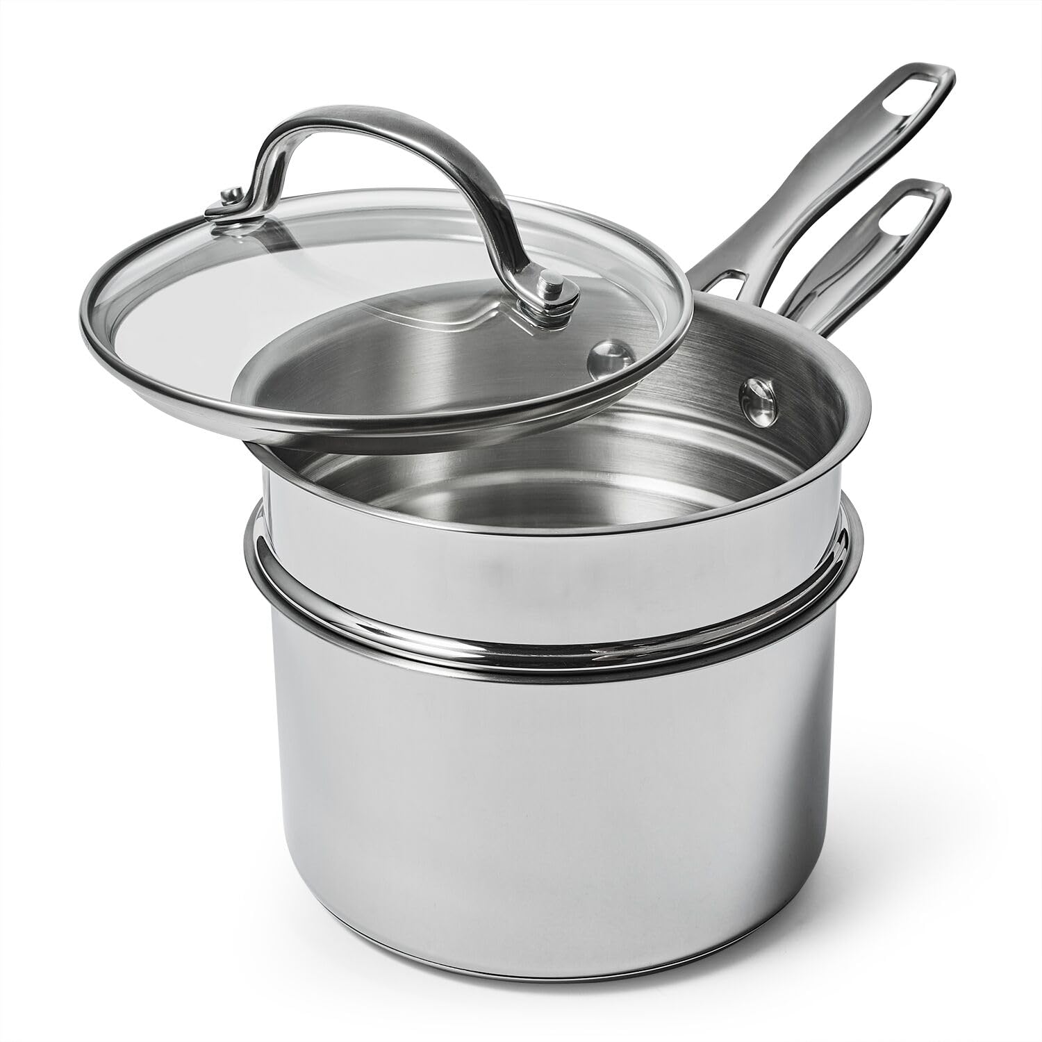 Sur La Table Signature Stainless Steel Double Boiler, 2 qt.