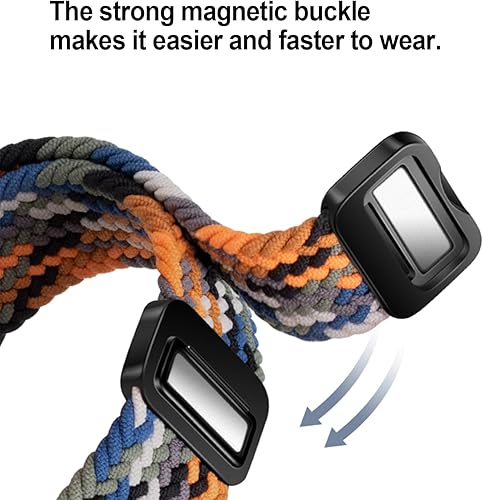 Miniatura 3 de XMUXI Correa de reloj de nailon de 0.866 in, correas compatibles con Samsung Galaxy Watch 3 de 1.772 pulgadasGear S3 FrontierClassic, banda de