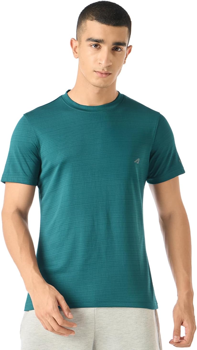 Boldfit Gym T Shirts for Men Workout Breathable T Shirt for Man Active Wear Sports Tshirt for Men Lightweight Gym Tshirts for Man Dry Fit Running T Shirts for Boys Regular Fit Sports Tshirts