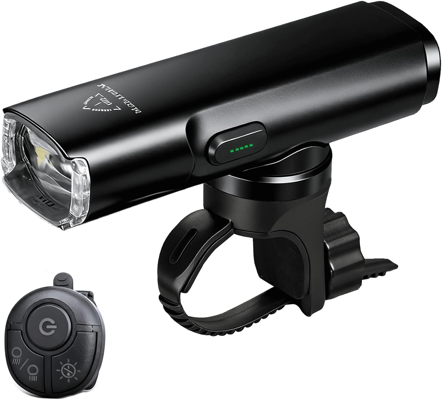 LED Bike Lights for Night Riding, 2000LM Super Bright Cycling Headlights with Remote Control, USB-C 6000mAh Rechargeable, IP66 Waterproof Bicycle Front Light for Road Urban Cyclists
